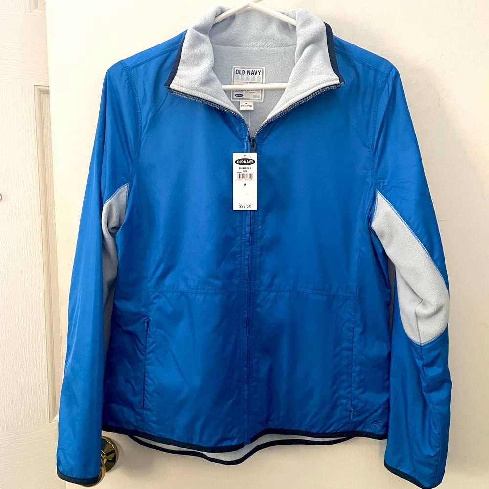 [LAST ACT] OLD NAVY WOMEN FLEECE ZIP JACKET BLUE M